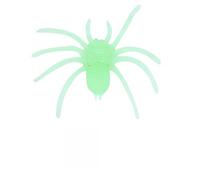 CIMAXIC 30PCs Glow the Dark Plastic Spider Props for Halloween Realistic Prank for Festival Cosplay Scary Night Decoration Haunted House Accessory