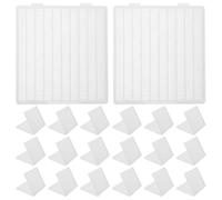 CIMAXIC 30pcs Mini Storage Box with 10 Slots for Nail Drill Bit- Plastic Storage Organizer 2.36x2.20inch - Mini Case for Nail Art Salons, Drill Bits Holder