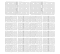 CIMAXIC 30pcs Nylon Hinges - Suitable for RC & Model Airplane Parts - Airplane Model Accessories Miniature Pinned Hinges RC Plane Parts for Aircraft Assembly 20x36mm