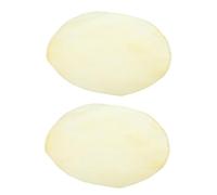 CIMAXIC 350mm Drum Heads 2pcs Leather Drum Skin for Percussion Instruments Natural Goat Skin Replacement for Djembe