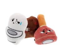 CIMAXIC 3pcs Cute Plush Hair Clips for Women, Dual Functionality Cloth Cartoon Clasp Accessories, Fluffy Poop Shape Clips Keep Hairstyle Neat and Tidy