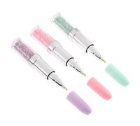 CIMAXIC 3pcs Diamond Paint Pen Cross Stitch Drill Pen Plastic Lipstick Shape Tool Easy to Grip Labor and Time Saving for DIY Nail Art and Cross Stitch Beginners Professionals