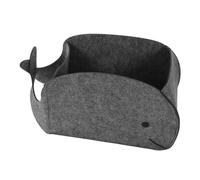 CIMAXIC 3pcs Felt Storage Box Boys and Girls Toys Basket Shark Whale Bath Toy Foldable Organizer
