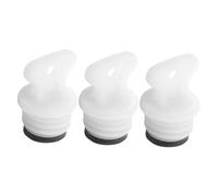 CIMAXIC 3pcs Hot Water Bottle Caps Hot Water Sack Plug Leak Proof Seal Rubber Stoppers Set Convenient to Carry Easy Replacement for On-the-go Use Adults
