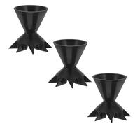 CIMAXIC 3pcs Multi-channel Pour Funnel Cups for Paint Pouring, Reusable Plastic DIY Flower Pour Funnel with Innovative Design, for Art Supplies and Watering