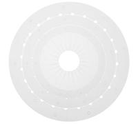 CIMAXIC 3Pcs Ribbon Maker Pin Badge Rosette Base Circular Template Set Plastic Reusable Precise Pleating Tool for Crafting DIY Fashion Decorative Creative