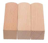 CIMAXIC 3pcs Unfinished Carving Blocks Wood Whittling Carving Kit Seal Making Supplies for Wood Practice