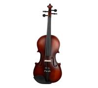 CIMAXIC 4/4 Size Student Violin Retro Vintage Design Basswood Ebony Complete Set Case Bow Beginner Musical Instrument