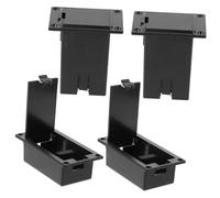 CIMAXIC 4pcs 9v Battery Box Case for Electric Guitar Battery Holder Case for Musical Accessories