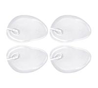 CIMAXIC 4pcs Adhesive Sandals Insoles Shoe Filler Toe Inserts Silicone Cushions Invisible Inside Shoes Prevent Blisters for Sandals and Flip-Flops Comfortable Foot Support for Men
