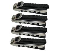 CIMAXIC 4pcs Adjustable Classical Guitar Capo Set Black Tuning Clips for Acoustic Electric Guitars Ukulele Easy to Use Portable Accessories