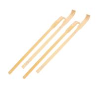 CIMAXIC 4pcs Bamboo Back Scratchers with Long Ergonomic Handles and Arched Claw Heads for Gentle Soothing and Alleviating Skin Irritation, for Bed and Couch Use