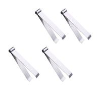 CIMAXIC 4pcs Chicken Hair Remover Fish Bone Tweezers 3.93x1.18x0.59inch Stainless Steel Ergonomic Design Portable Compact Style Kitchen Supplies for Cooking Enthusiasts and Families