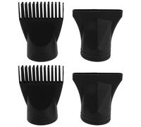 CIMAXIC 4pcs Concentrator Nozzle for Hair Dryer - Blow Dryer Comb Nozzle Attachment - Adapter Set for Salon Styling Tool Home and Travel Use