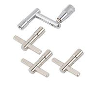 CIMAXIC 4pcs Drum Tuning Key Wrench Set 3 T-keys 1 Z-key for Hand Drummers Essential Musical Instrument Accessories for Unloading Fast Loading Drums