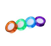 CIMAXIC 4pcs Finger Tip Moisteners Sponge Cups for Fingers in Money Counting and Paper Sorting with Easy-to-Clean Plastic Sponge Material