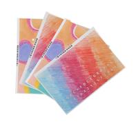 CIMAXIC 4pcs Practical Thumb Piano Decal Keyboard Note Stickers Removable and Portable for Kalimba Beginners and Music Practice