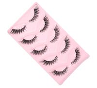 CIMAXIC 5 Pairs False Eyelash Strips Classic Black Fake Lashes Lightweight Not Easy to Deform for Everyday Life and Attending Parties