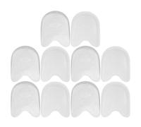 CIMAXIC 5 Pairs Invisible Non-Slip Silicone Heel Grips for Women, Shock Absorption Shoe Inserts, Soft Gel Half Insock, Foot Pads for Sports Shoes