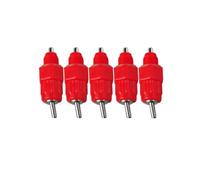 CIMAXIC 50pcs Automatic Chicken Water Feeder Poultry Drinker Screw Style Nipples Steel Easy Install for Birds