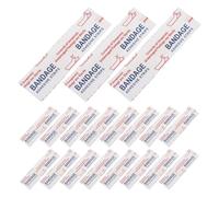 CIMAXIC 50pcs Breathable Fixation Tape for Wounds, Gentle Waterproof Fabric Dressing Bandages 45x10mm, Secure Closure Emergency Wound Care Strips for Scar Healing