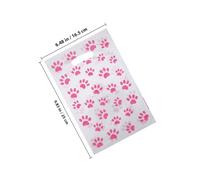 CIMAXIC 50pcs Dog Paw Pattern Bags Party Treats Bag Lightweight Reusable with Handles for Festival Merchandise