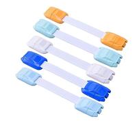 CIMAXIC 5pcs Car Shape Child Security Lock Multi-Function Wardrobe Lock Baby Safety Door Handle Anti-Pinch Protection Easy to Install for Cabinets Drawers