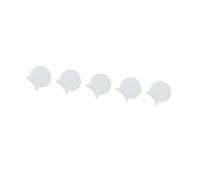 CIMAXIC 5pcs Clarinet White Rubber Thumb Rest Pad Clarinet Thumb Rest Hand Support