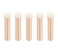 CIMAXIC 5pcs Concealer Brush Cosmetic Applicator Brush Aluminum Handle Sponge Head Good Elasticity Not Easy to Deform Makeup Starters Women On-the-go Home