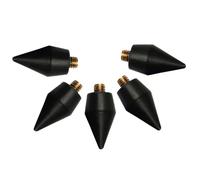 CIMAXIC 5pcs Diamond Art Pen Wax Heads Dotting Tip Refills for Nails with Metal and Wax Material Black Colour for Art Craft