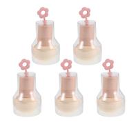 CIMAXIC 5pcs Mushroom Makeup Sponge with Handle & Case - Foundation Applicator Concealer Blending Brush Foam Pad Powder Puff for Women Girls Face Nose Cosmetic