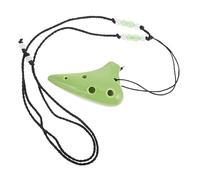 CIMAXIC 6 Hole Mini Ocarina in Green Dolomite Material Musical Instrument for Boys and Girls for Beginners and Music Lovers
