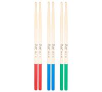CIMAXIC 6 Pcs 5a Maple Drumsticks Non-slip Handheld Percussion Sticks Perfect for Drum and Electric Drums Random Color