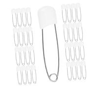 CIMAXIC 60 Pack Baby Safety Pins Large Safety Pins for Clothes Baby Diaper Pin Safety Lock and Scratch- for Boys and Girls (Blue)