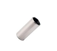 CIMAXIC 60mm Chromed Steel Guitar Slide Finger Tube Slider for Electric and Acoustic Guitars Blues Accessories