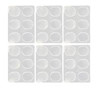 CIMAXIC 6pcs Patches Adhesive Gel Heel Pads Comfortable Heel Cushions Breathable Relief for New Shoes Slightly Bigger Shoes Foot Protective Patches for People