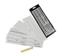 CIMAXIC 6pcs Piano Keyboard Stickers Easy to Apply Remove Key Piano Label Learning Stickers Electronic Keyboard Decals