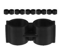 CIMAXIC 6pcs Plastic Tool Connection Hardware Broom and Dustpan Pole Holder Clip for Indoor and Outdoor Use