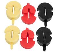 CIMAXIC 6pcs Rubber Violin Mute Violin Mutes for Practice Small Accessories for Practice Parts