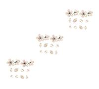 CIMAXIC 6pcs Ukulele Fretboard Stickers Cherry Blossom Music Decor Guitar and Bass Panel Stickers