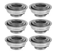CIMAXIC 6pcs Wheelchair Front Wheel Bearings - Steel Swivel Accessories for Rollator Caster Wheel Assembly, Smooth Steering Functionality for Mobility Scooter Repairs