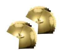 CIMAXIC 70pcs Gold Mirror Paper Cardstock Sheets for Scrapbooking and Creative DIY Projects, Metallic Texture and Easy to Shape Card Stock Paper, A4 Size