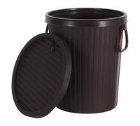 CIMAXIC 8l Plastic Tea Dregs Drainage Bin with Lid for Home