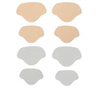 CIMAXIC 8pcs Abrasion-Proof Heel Pads Self-Adhesive Shoe Heel Cushions Sponge and Cloth Material Lightweight and Thin Design for Comfortable Foot Protection