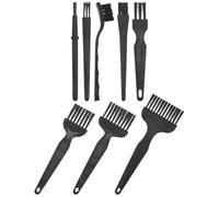CIMAXIC 8Pcs Cleaning Brush Electric Trimmer Accessories with Nonslip Handle PP Material Easy to Carry for Business Use and Travel