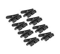 CIMAXIC 8pcs Headphone Clamps for Headset Headset Holder Earphone Clamps Runners Headphones Black