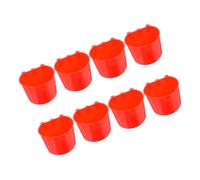CIMAXIC 8pcs Pet Feeding Station Hanging Feeding Bowl for Rabbits Birds Chickens Easy to Install Remove Versatile Small Animal Feeder