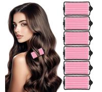 CIMAXIC 8pcs Small Foam Hair Rollers Set 3.5cm Diameter Sponge Curlers for Medium Hair Comfortable Self-grip Styling Tools for Home and Salon Use