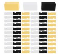 CIMAXIC 90pcs Face Paint Sponges - Art Sponge Wedge for Cosmetic Foundation and Crafting - Angled Foam Painting Tools for Face Art and Watercolor Projects