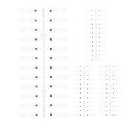 CIMAXIC 96Pcs Nail Color Display Tips - Magnetic Nail Art Practice Tips - Gel Polish Display, Detachable Manicure Practice Colour Sample for Training, DIY Beginners